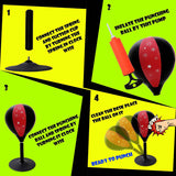 Desktop Punching Sports Ball with Stand and Pump