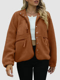 Short Cardigan Plush Jacket Lamb Wool Coat