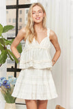 ADORA Ruffled Tiered Crop Top