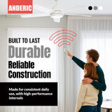 Anderic Substitute For Harbor Breeze FA0138 Mazon Ceiling Fan Remote Control [RRTR214D]