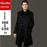 Loose-fitting Long Single-breasted Casual And Stylish Plus-size Coat