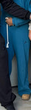 Trendy Double-waist Five-pointed Star Embroidery Couple Simple Casual Fake Two-piece Wide-leg Sweatpants