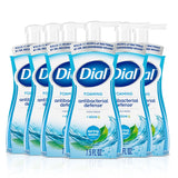 Dial Antibacterial Foaming Hand Wash, Spring Water, 7.5 fl oz (Pack of 6)