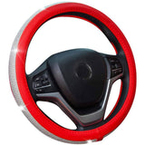 Diamond Leather Steering Wheel Cover with Bling Bling Crystal Rhinestones