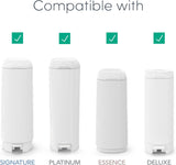 Diaper Genie Easy Roll Refill | 30 Bags Per Refill | Holds Up to 1410 Newborn Diapers | Odor Control | Diaper Pail Refill Bags | Fits Diaper Genie Signature & Platinum Pails