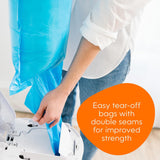 Diaper Genie Easy Roll Refill | 30 Bags Per Refill | Holds Up to 1410 Newborn Diapers | Odor Control | Diaper Pail Refill Bags | Fits Diaper Genie Signature & Platinum Pails