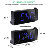 Digital Alarm Clock with Projection