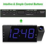 Digital Alarm Clock with Projection