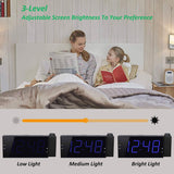 Digital Alarm Clock with Projection