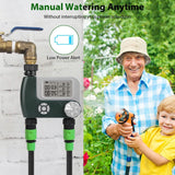 Digital Programmable Sprinkler Timer with 2 Outlet Zones