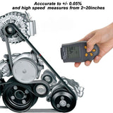 Digital Tachometer 2.5~99,999 RPM Accuracy Non-Contact Laser Photo Tachometer