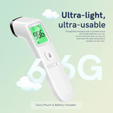 Digital Thermometer for Adults and Kids, Forehead No-Touch Thermometer with Fever Alarm, Accurate and Easy-to-use Thermometer for Home use