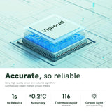 Digital Thermometer for Adults and Kids, Forehead No-Touch Thermometer with Fever Alarm, Accurate and Easy-to-use Thermometer for Home use