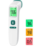 Digital Thermometer for Adults and Kids, Forehead No-Touch Thermometer with Fever Alarm, Accurate and Easy-to-use Thermometer for Home use