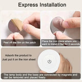 Dimmable Touch Sensor Wall Night Light, 3 Color Modes (White, Warm, Cool)
