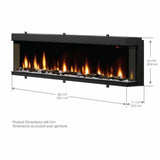 Dimplex IgniteXL Bold 100-Inch Smart Linear Multi Side View Built-In Electric Fireplace [XLF10017-XD] (SAK72359)
