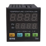 DIN 1/16 TA4-RNR AC/DC Digital PID Temperature Controller Dual Display 1 Alarm