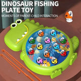 Dinosaur Fishing Plate Toys