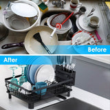 Dish Drying Rack Drain Board Utensil Holder Organizer