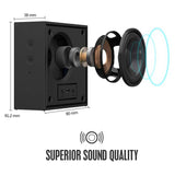 Divoom Timebox Mini Intelligent LED Light Bluetooth Speaker & Alarm w/App-Controlled