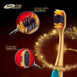 Colgate 360 Gold Manual Toothbrush - Effective Oral Hygiene with Antimicrobial Bristles