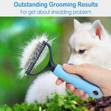 Dog and Cats 2 Sided Grooming Rakes