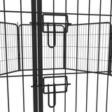 Dog Fence and Pet Playpen, Heavy Duty Foldable Metal 8 Panels Dog Pen 31.5" Height