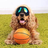 Dog Glasses for Small Breed Dog Goggles Dog UV Sunglasses Windproof Snowproof for Long Snout Dogs Mask with Soft Frame Adjustable Straps Black for Small/Medium Dogs Puppy