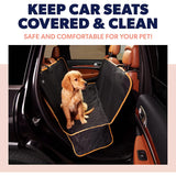Dog Rear Seat Cover Protector Waterproof Anti-Scratch Anti-Slip Hammock
