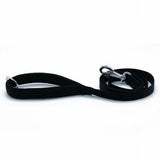 Doggie Comfort Classic Woven Dog Leash Black 2x140 cm