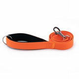Doggie Comfort Classic Woven Dog Leash Orange 3x100 cm