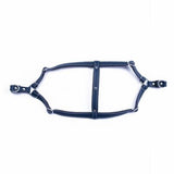 Doggie Ronin Leather Dog Harness Royal Blue 1.5x45 cm