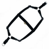 Doggie Ronin Woven Dog Harness Adjustable Black 2x55-65 cm