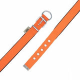 Doggie Comfort Woven Dog Collar Orange Adjustable 20-25cm