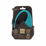 Doggie Soft Series Retractable Dog Leash XS Turquoise 1 pc