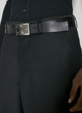 Dolce & Gabbana Men Logo Plaque Leather Belt