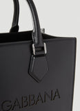 Dolce & Gabbana Men Debossed Logo Tote Bag