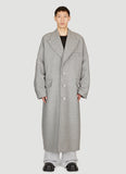 Dolce & Gabbana Men Double-Breasted Wool Coat