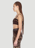 Dolce & Gabbana Women Leopard Print Crop Top