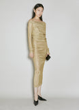 Dolce & Gabbana Women Lurex Mesh Midi Dress