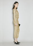 Dolce & Gabbana Women Lurex Mesh Midi Dress