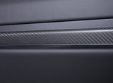 Door Trim Dry Carbon Fiber Overlay for Model S/X