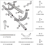 Doorway Pull Up Bar - Multifunctional Portable Gym System