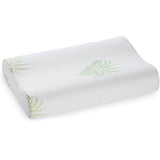 Dormire Contour Memory Foam Pillow with Removable Bamboo Soft Pillow Case