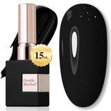 Double Rhythm 15ML Gel Nail Polish Pure Sheer Same Color Same Bottle Soak Off Gel Polish Art Manicure Salon DIY at Home for Women (Milky White-A1075)