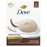 Dove Beauty Bar Soap Shea Butter, 8 Count