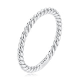 925 Sterling Silver Oxidized Ring Size 6.0 for Women