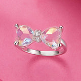 925 Sterling Silver 6.0 Size Pavé Setting CZ Ring for Women