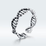 925 Sterling Silver Oxidized Ring for Women