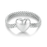925 Sterling Silver 2.5mm Width Ring for Women